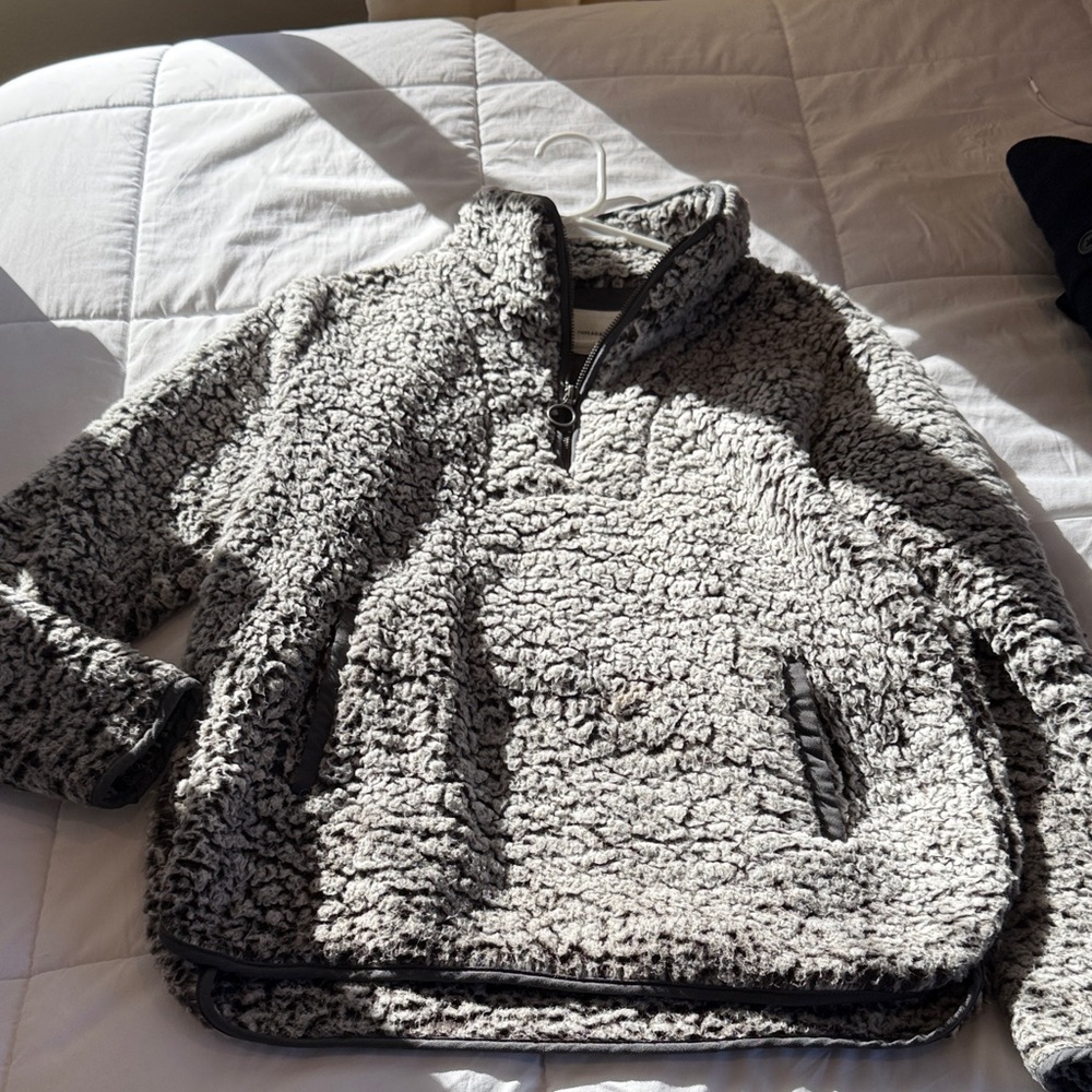 Thread & Supply Gray Sherpa Jacket